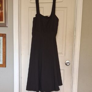 Vintage Style Black Sleeveless Dress
